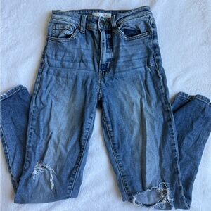 Eunina Distressed Light Blue Skinny Jeans